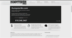 Desktop Screenshot of dumpsterbin.com